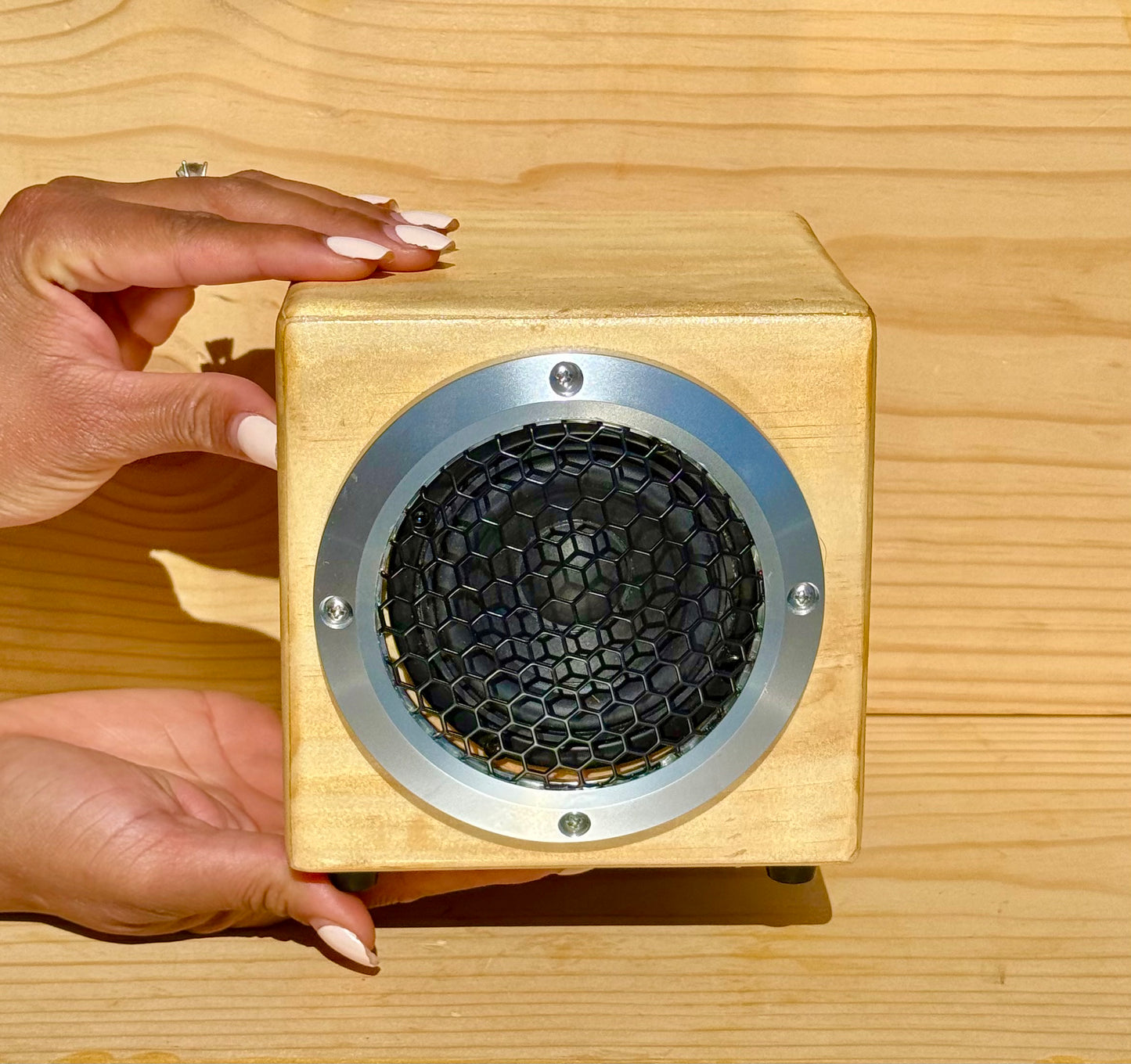 THE BOOM | Custom Wood Bluetooth Speaker | Rechargeable | Surround-Sound Capable