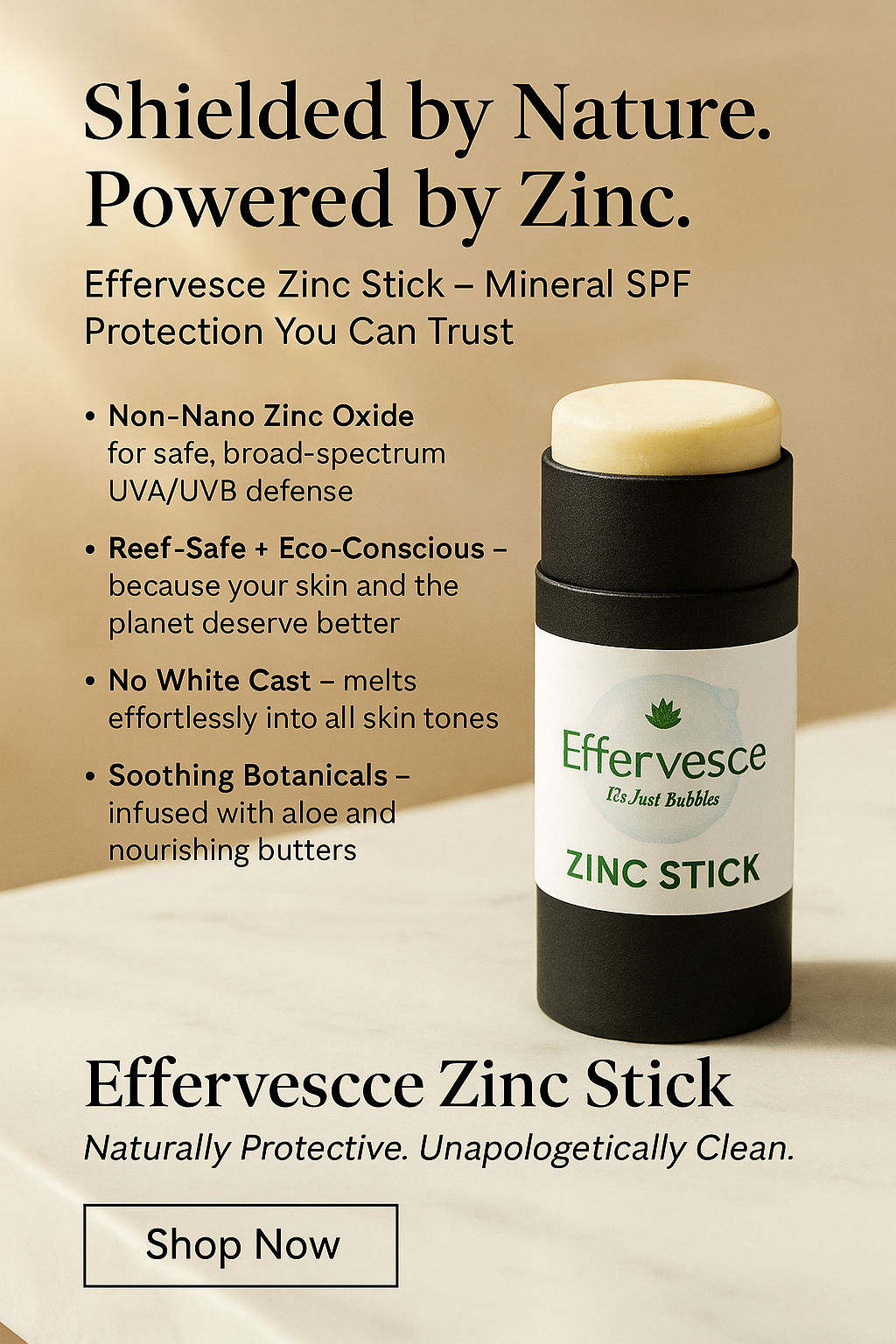 Zinc Stick - Sun & Odor Shield 20 - 2oz