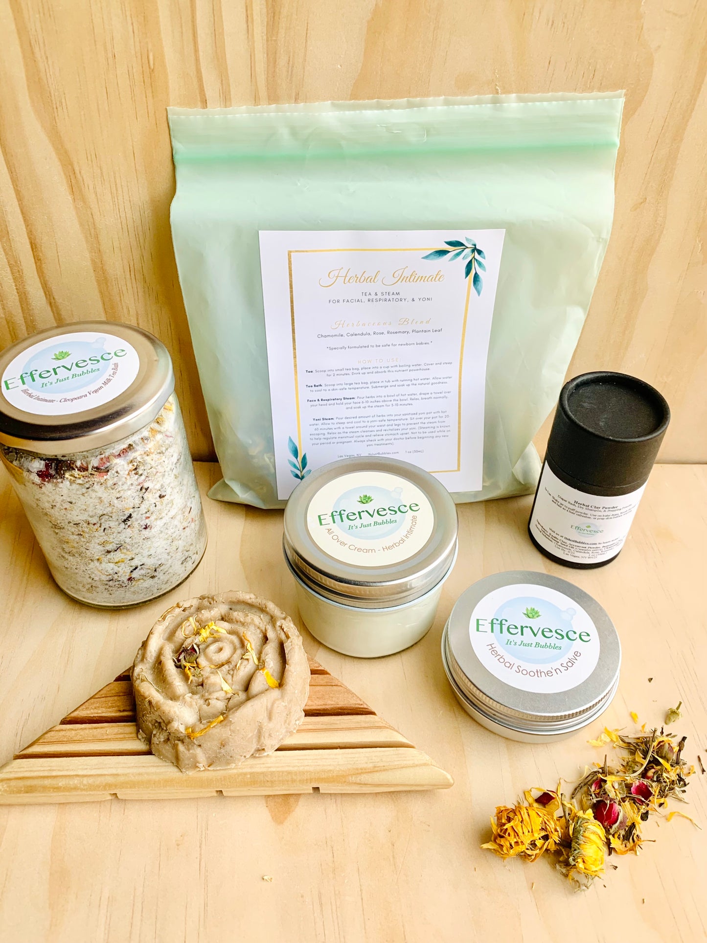 Kit íntimo herbal completo - Piel sensible