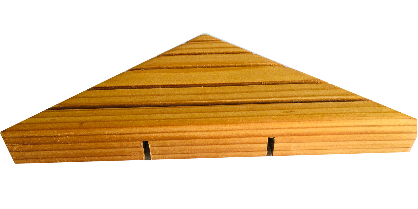 Cedar Wood Corner Soap Saver - All Natural 3.5" x 7", Effervesce.ItsJustBubbles, Wood, copy-of-cedar-wood-soap-saver-all-natural-3-5-x-5-5, accessory, all purpose, cedar, handcrafted, handmad