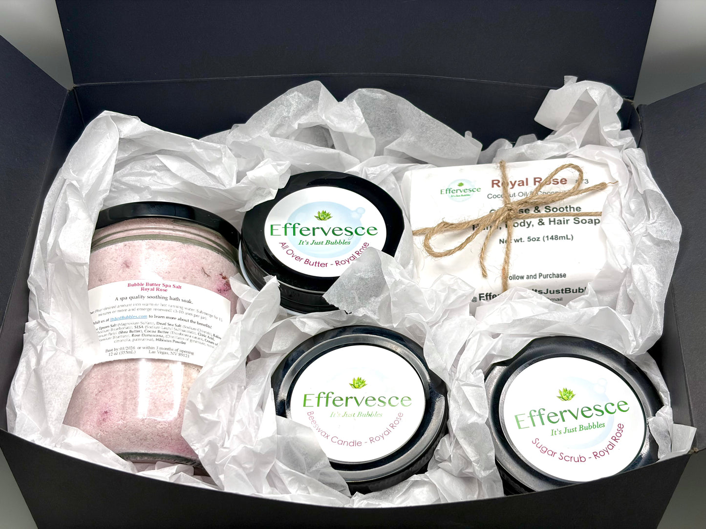 Gift Box Set - Full Bath & Body - Choose your Flavor