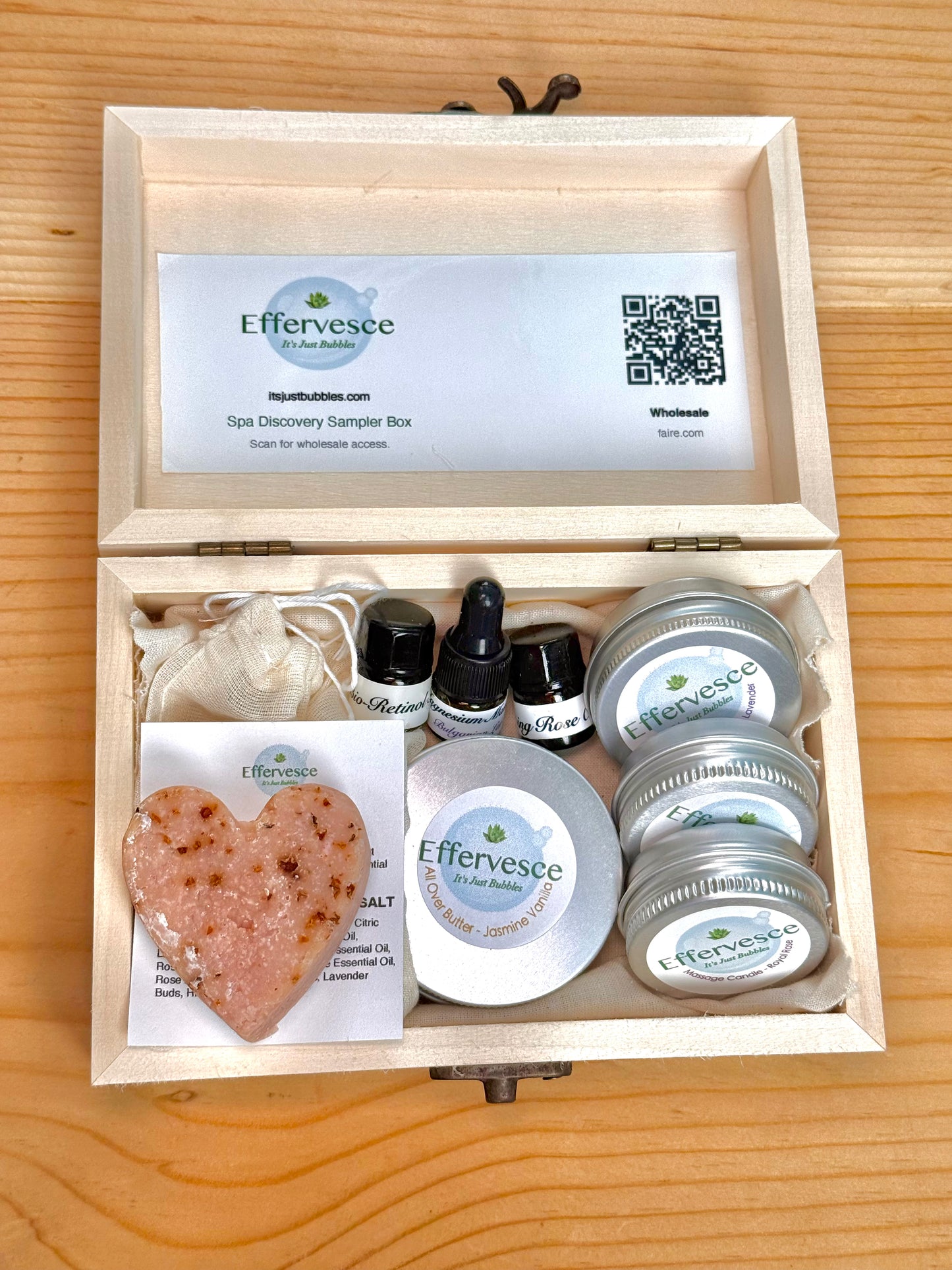 Spa Discovery Sampler Set | Complete Spa Kit with Butter, Candle, Scrub, Salve & Facial Oils