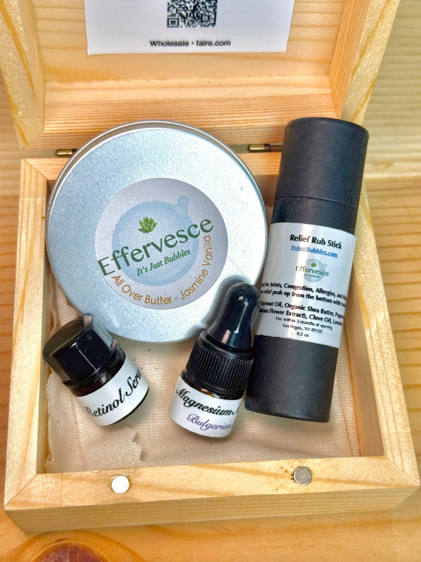 Mini Discovery Spa Box | Compact Spa Kit with Whipped Butter, Relief Stick & Facial Oil