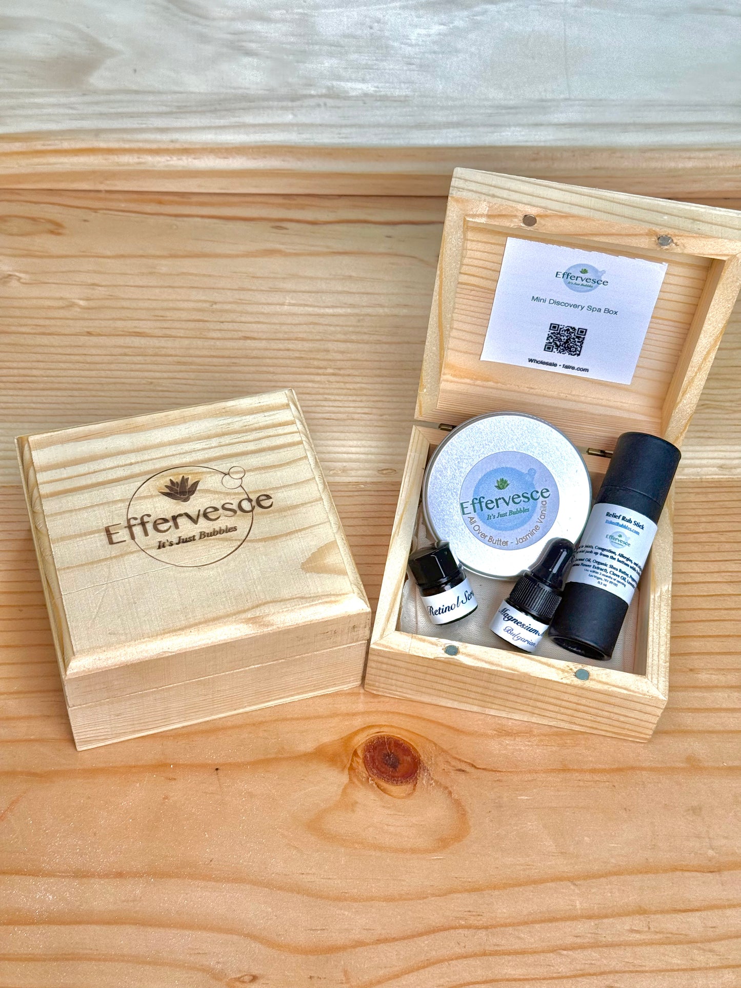 Mini Discovery Spa Box | Compact Spa Kit with Whipped Butter, Relief Stick & Facial Oil