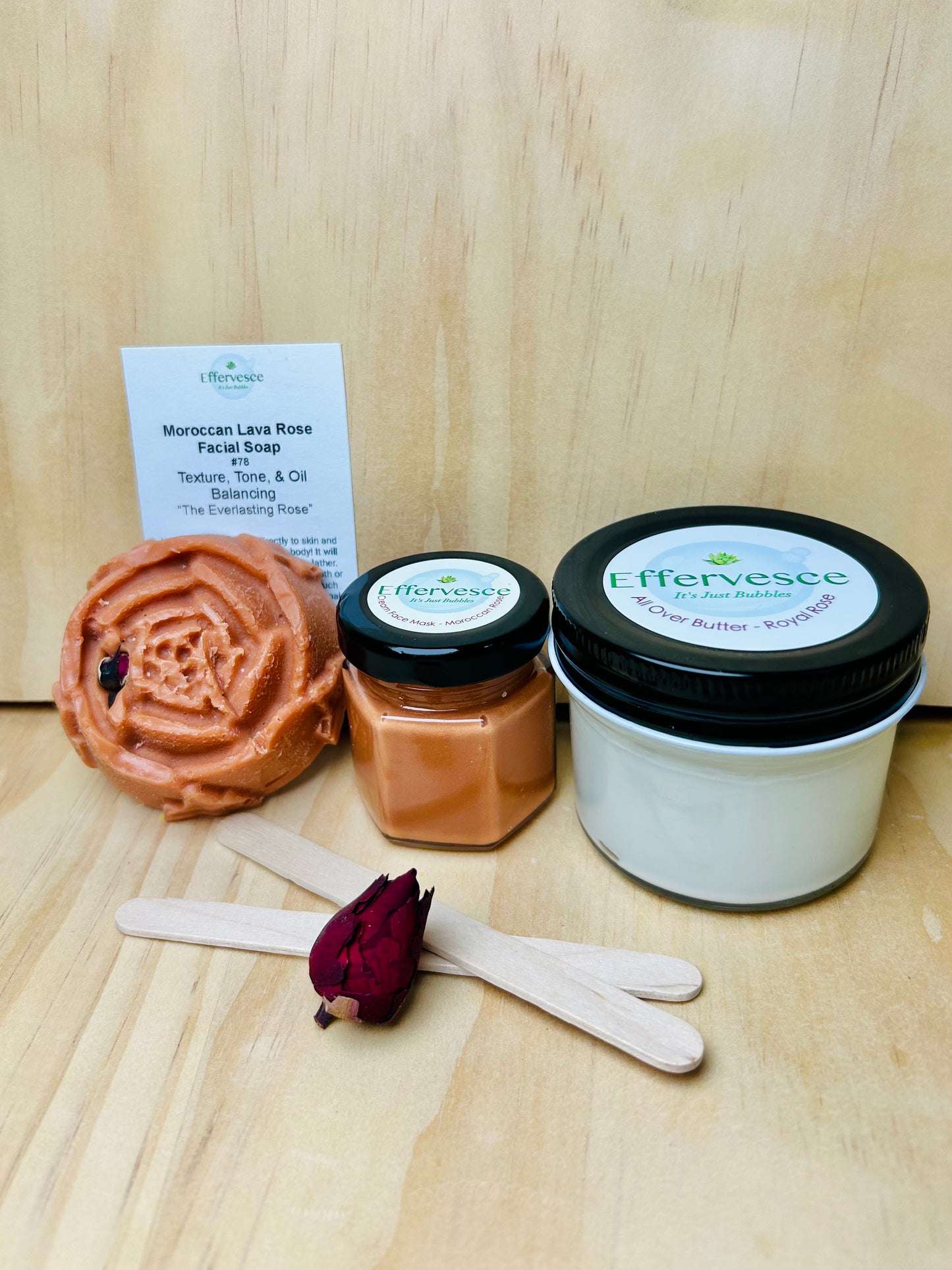 Face Trio - Moroccan Rose - For Normal, Mature, or Dry Skin