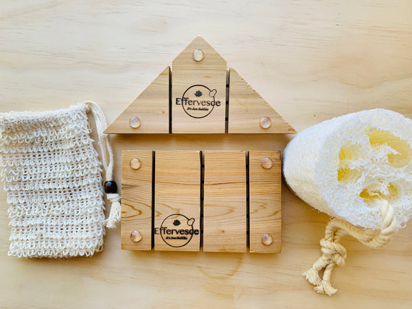 Bath Time Accessory Set, Effervesce.ItsJustBubbles, , bath-time-accessory-set, accessory, bath, cedar, home, set, sets, wood