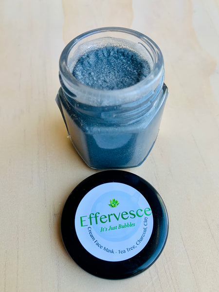 Face Mask - Tea Tree, Charcoal, Clay - Rich & Creamy