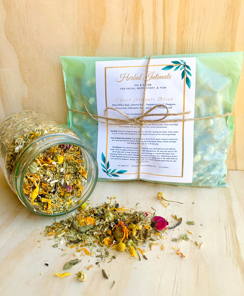 Herbal Intimate Tea & Steam - For Facial, Respiratory, & Yoni, Effervesce.ItsJustBubbles, , herbal-intimate-tea-steam-for-facial-respiratory-yoni-steam, bath, body, face, herb, home, vegan, y